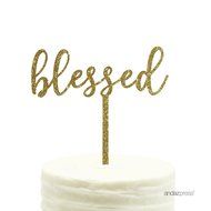 Andaz Press Baby Shower Acrylic Cake Toppers, Gold Glitter, Oh Baby, 1-Pack, Nautical Ocean Themed Party Decor... N71