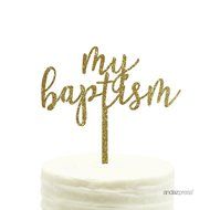 Andaz Press Baby Shower Acrylic Cake Toppers, Gold Glitter, Oh Baby, 1-Pack, Nautical Ocean Themed Party Decor... N76