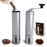Orvite Ceramic Burr Manual Coffee Grinder - Portable Stainless Steel Conical Coffee Mill with Hand Crank - Aeropress... N2