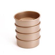MyLifeUNIT Tasty Fill Mini Cake Pan Set, Non-Stick Layer Cake Pans for Making Filled Cakes with Hollow Centers N2