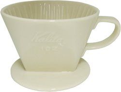 1 X Ceramic coffee dripper Kalita 102 - White # 02 001 Lotto N2