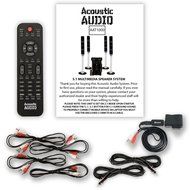 Acoustic Audio AAT1000 Tower 5.1 Home Speaker System with Bluetooth and 2 Extension Cables N2