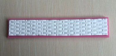 Anyana 3D House Wall Brick Braid Macrame Mat Rope Silicone Fondant Mold Sugarpaste cake N6