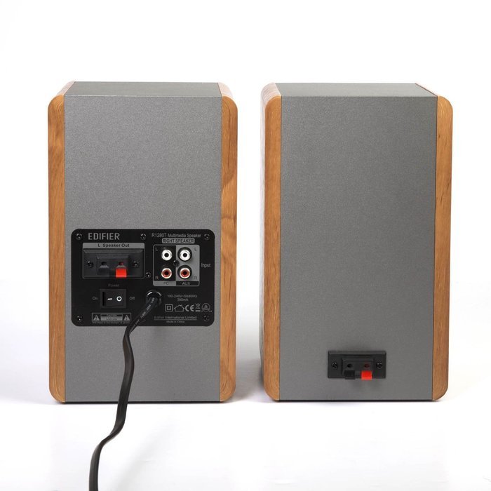 Edifier R1280T Powered Bookshelf Speakers - 2.0 Active Near Field Monitors - Studio Monitor Speaker - Wooden Enclosure... N2