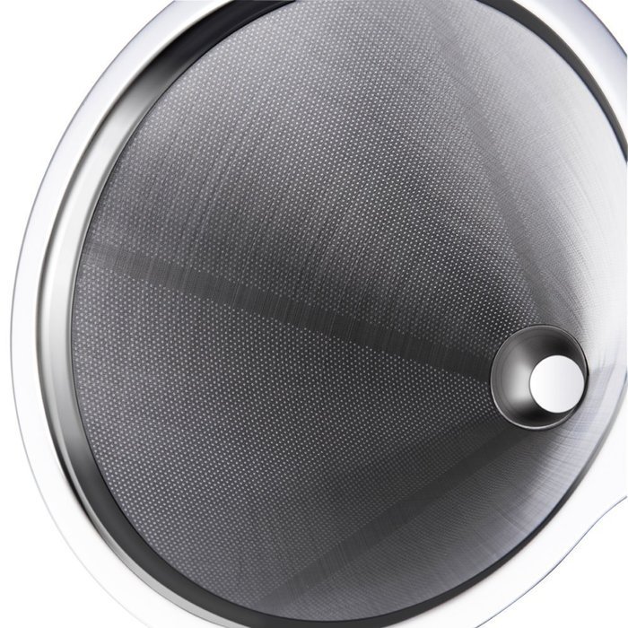 E-PRANCE Pour Over Coffee Filter, Clever Cone Coffee Dripper Paperless, Permanent 18/8 (304) Stainless Steel double... N8