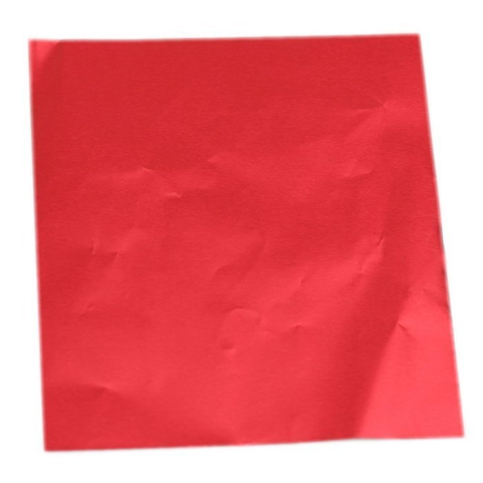 TOOGOO(R) Cute 100pcs Sweets Candy Package Foil Paper Chocolate Lolly Foil Wrappers Square (Red)