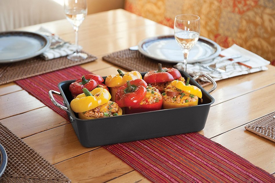 Nordic Ware 41722 Roaster with Rack, X-Large, Black N2
