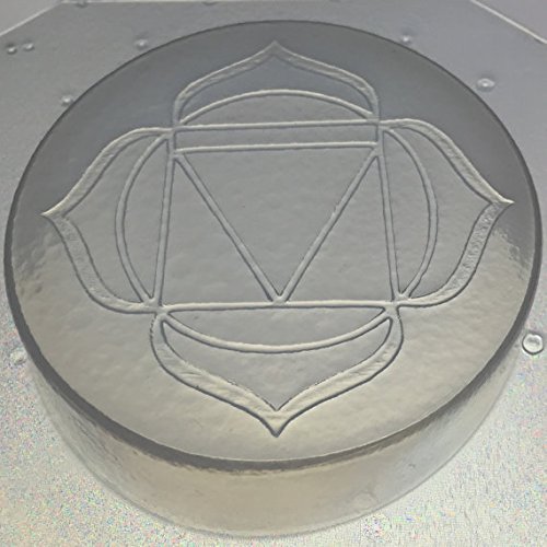 Flexible Resin or Soap Mold Root First 1st Chakra 3" X 3/4" Deep