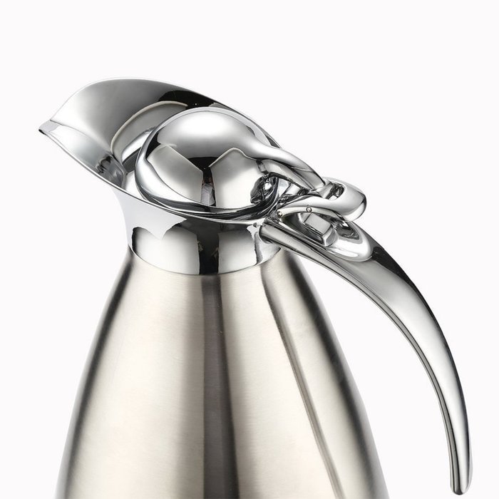 Newtripod 2 Liter Stainless Steel Insulated Thermal Coffee/Tea Servers Pot for Dining Room and Kitchen N3