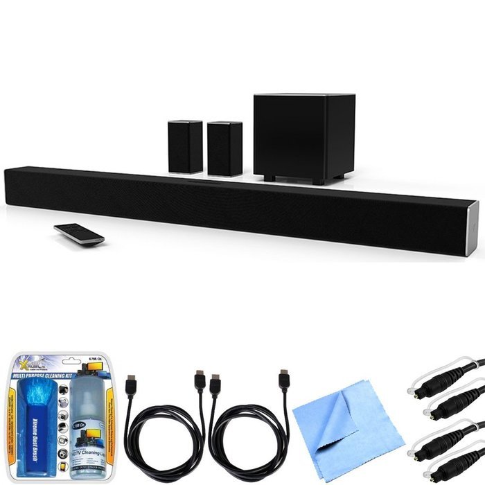 Vizio SB4451-C0 SmartCast 44" 5.1 Sound Bar System w/ Essential Accessory Bundle includes Sound Bar, 2 x 6' Optical...
