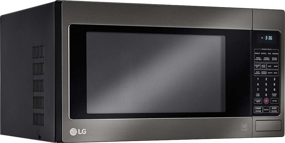 LCRT2010BD 24" 2 cu. ft. Capacity Countertop Microwave with 1200 in Black Stainless Steel