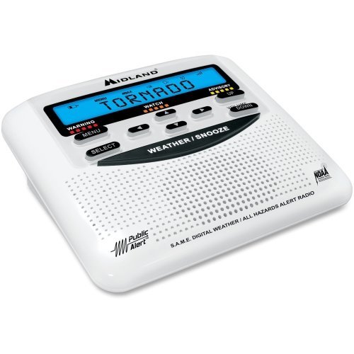MROWR120B - Midland WR120 Desktop Weather Alert Radio N5