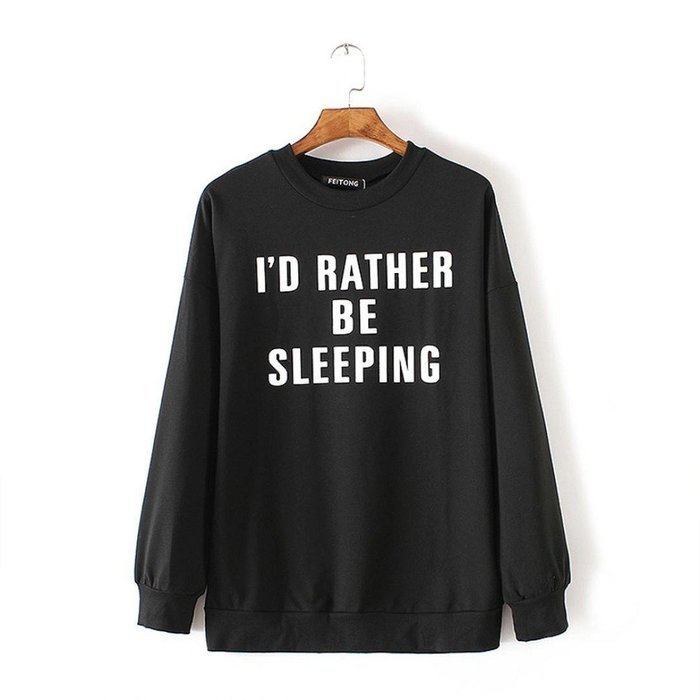 Pullover Tops,Morecome Women Ladies Letter Print Long Sleeve Sweatshirt Loose Blouse N15