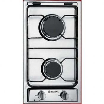 Verona: CTG212FDB 12'' Gas Cooktop with 2 Sealed Burners, Electronic Ignition & Porcelain Grates: Bisque