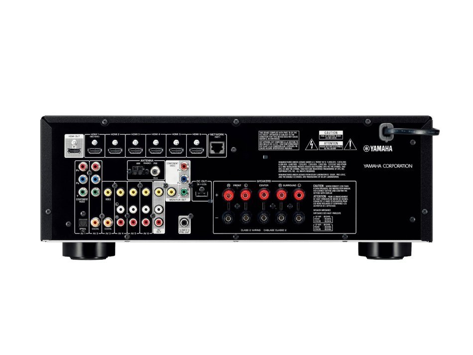 Yamaha RX-V477 5.1-Channel Network AV Receiver with Airplay (Discontinued by Manufacturer)