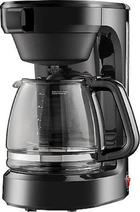 No Brand - 12-Cup Coffeemaker - Black