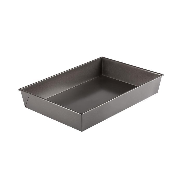 FortheChef's Deluxe Aluminized Steel Professional Non-Stick Rectangular Cake Pan 18" x 12" x 3"