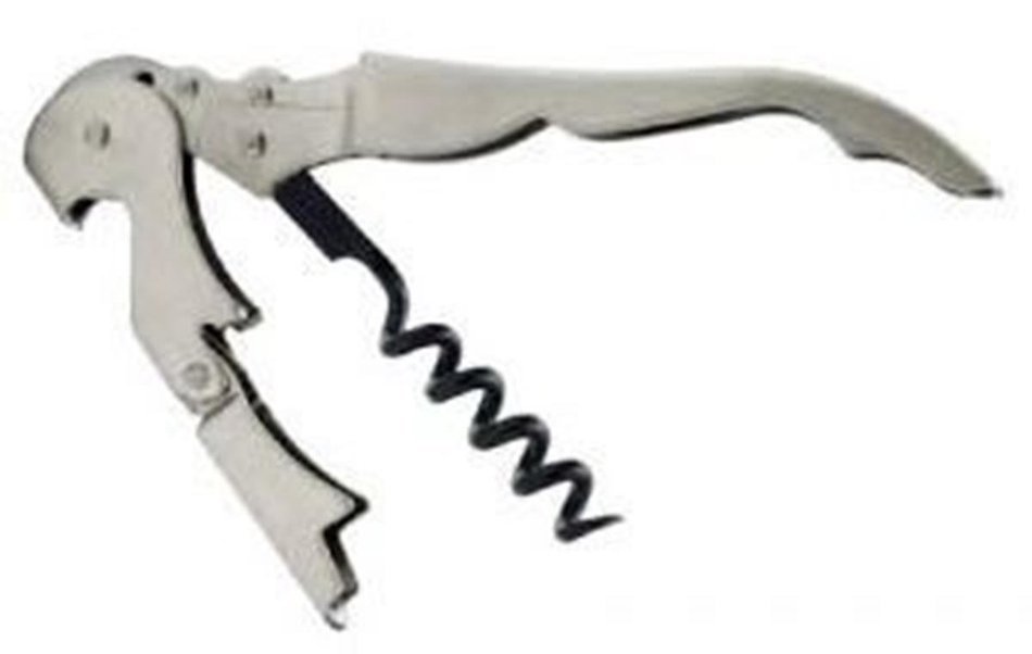 Duo-Lever&trade; Stainless Steel Nonstick Corkscrew, "Smart-Kut" Foil Cutter