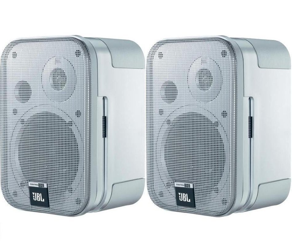 JBL Control One 4 Inch Indoor/Outdoor Speakers (White) - Pair N3