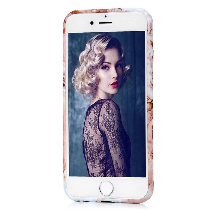 iPhone 6S Case,iPhone 6 Case (4.7") - Marble Pattern Series Slim Fit Shock-absorption Soft Flexible TPU Protective... N7