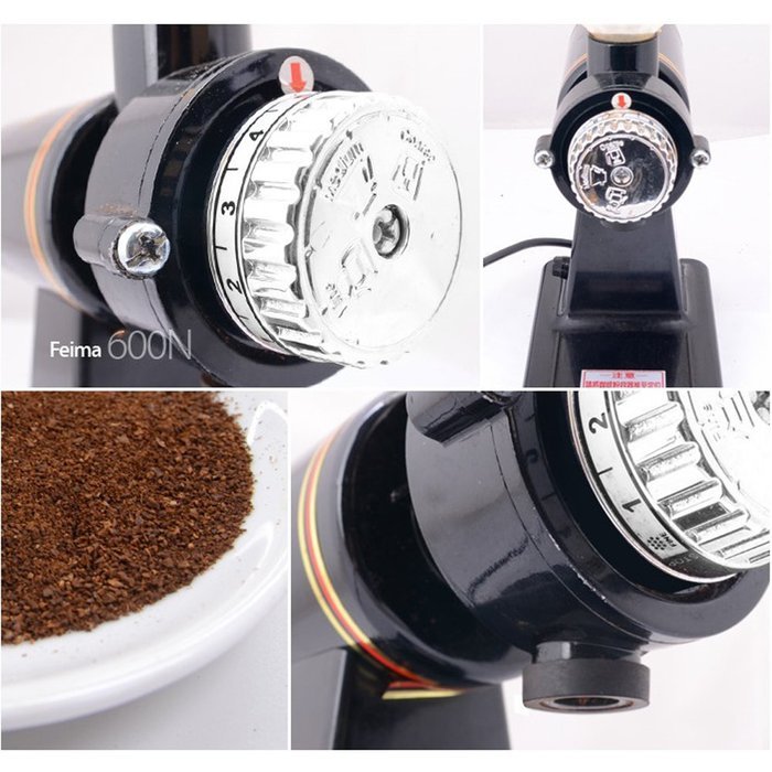 Feima 600N Home Automatic Electric Coffee Grinder Grinding Mill 220V (Black) N9