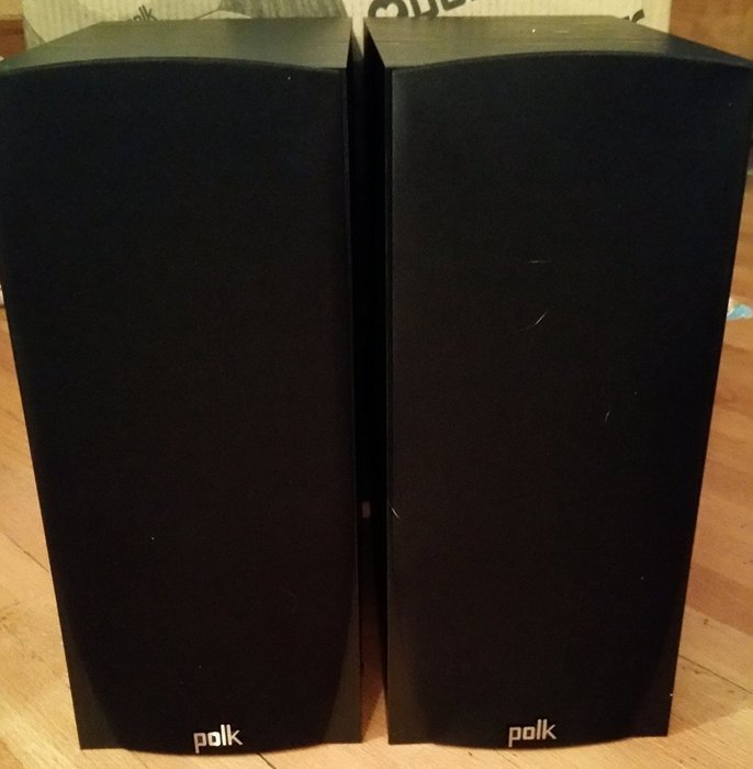 Polk Audio Monitor-45B Bookshelf Speakers (Black, Set of 2) N3