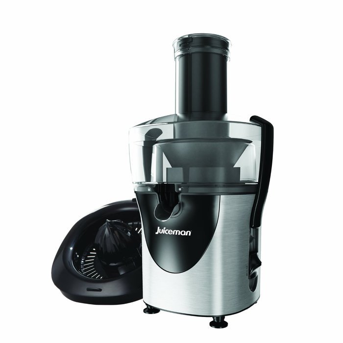 Juiceman JM8000S All-in-One Juice Extractor, Stainless Steel/Black