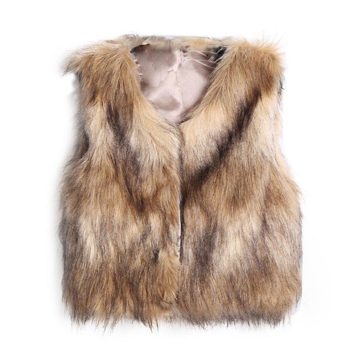 Waistcoat,Morecome Women's Warm Faux Fur Sleeveless Vest Coat V-Collar Waistcoat N8