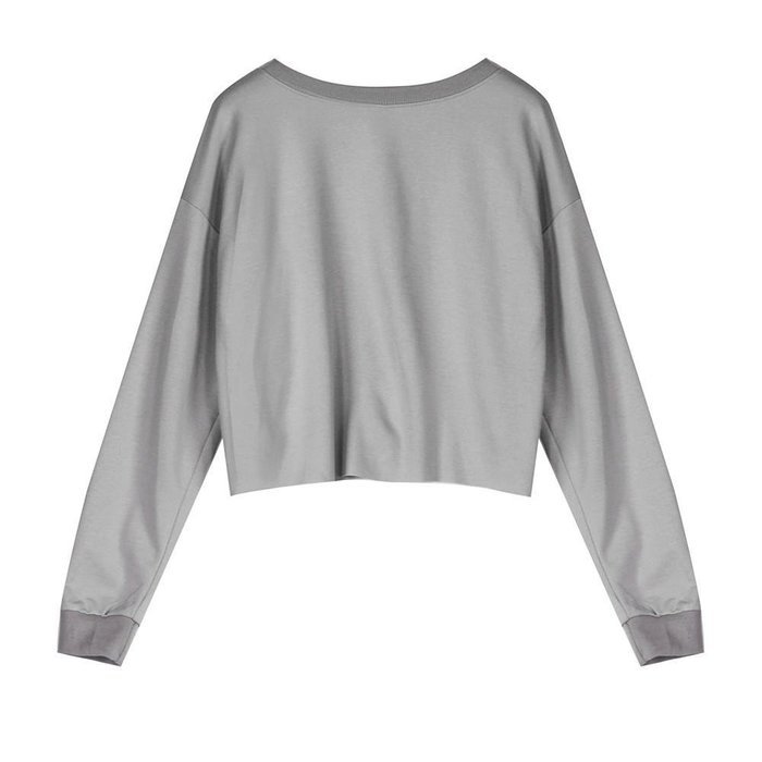 Women's Pullover,Laimeng Cotton Blend Sweatshirt Jumper Sweater Crop Top Coat Sports Knitted Pullover Tops (M,... N4