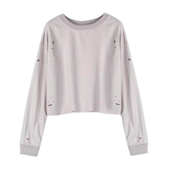 Women's Pullover,Laimeng Cotton Blend Sweatshirt Jumper Sweater Crop Top Coat Sports Knitted Pullover Tops (M,... N5