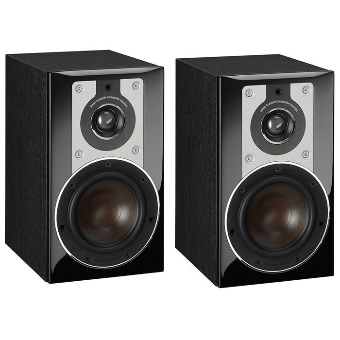 Dali Opticon 1 2-Way Compact Bookshelf Speakers (Pair, Black Ash) N2