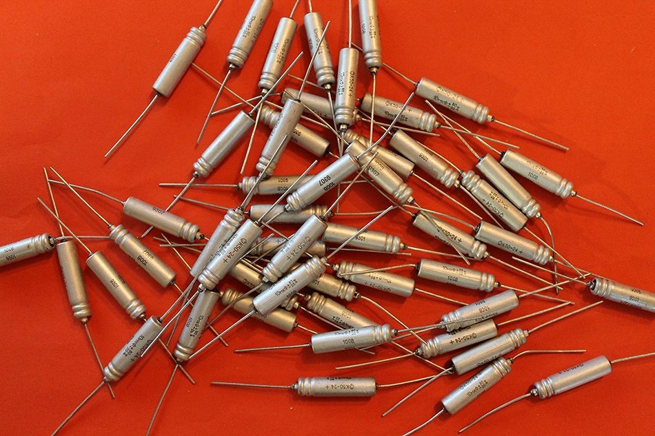 Capacitor oxide electrolytic K50-24 100V 10uF USSR 30 pcs