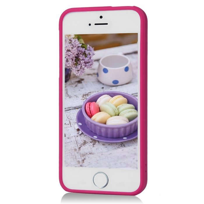iPhone SE Case,iPhone 5S Case,iPhone 5 Case - Cute Black Feather Love Hearts Series Shockproof Flexible Soft TPU... N31