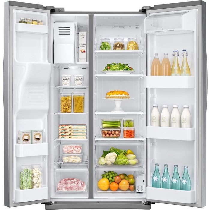 RS25J500DSR 36" Freestanding Side by Side Refrigerator with 24.52 cu. ft. Capacity,