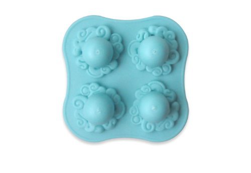 TANGCHU Silicone Octopus Shape Freeze-1pc Ice Cube Tray Overall 4.92*4.92inch Blue N2