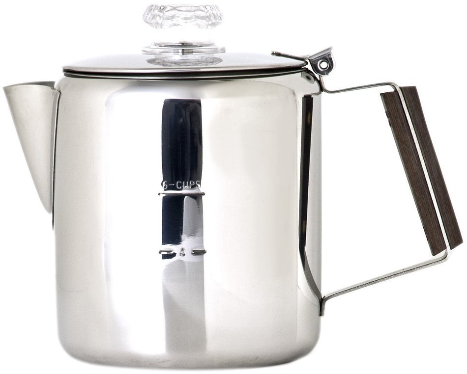 Chinook Timberline 6 Cup Stainless Steel Coffee Percolator
