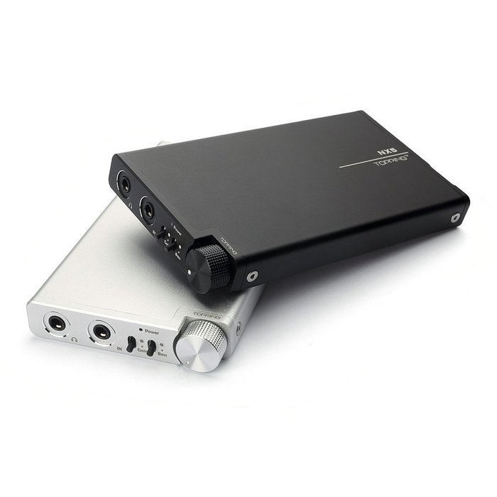 Topping NX5 Portable Headphone Amplifier HIFI with AD8610 and BUF634 Black Full Aluminum Shell Gain Switch and... N4