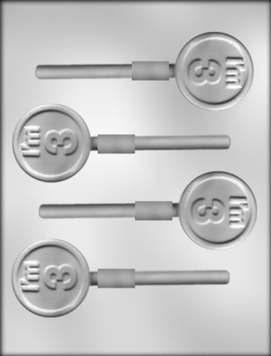 CK Products 2-Inch "I'm 3-Inch Sucker Chocolate Mold