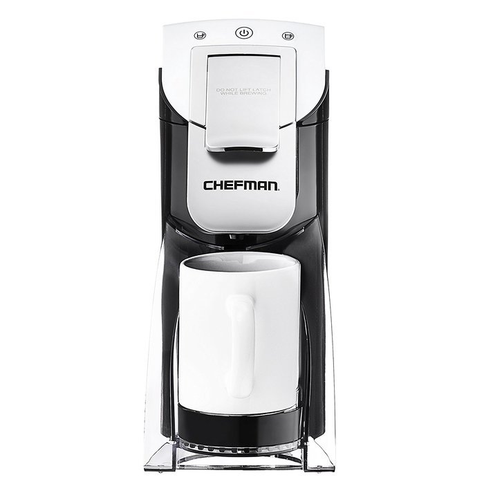 Chefman, My Barista Single Serve Coffee Maker, White