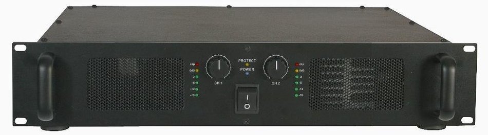 Rack Mount Stereo Amplifier 380W RMS x 2 Channel