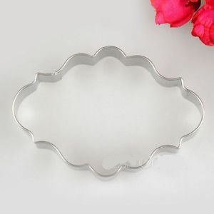 3pcs Plaque Frame Cookies Biscuit Mold Fondant Cake Chocolate Decorating Cutter Mould N3