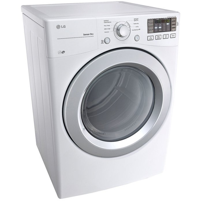 LG DLE3170W 27" Electric Dryer with 7.4 cu. ft., 8 Drying Cycles, in White N2