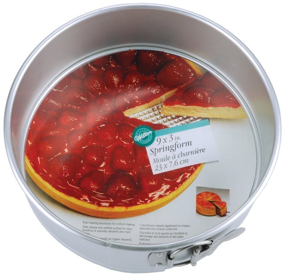 Wilton 9 Inch Springform Cheesecake Baking Pan Mold Anodized Aluminum 2105-5354