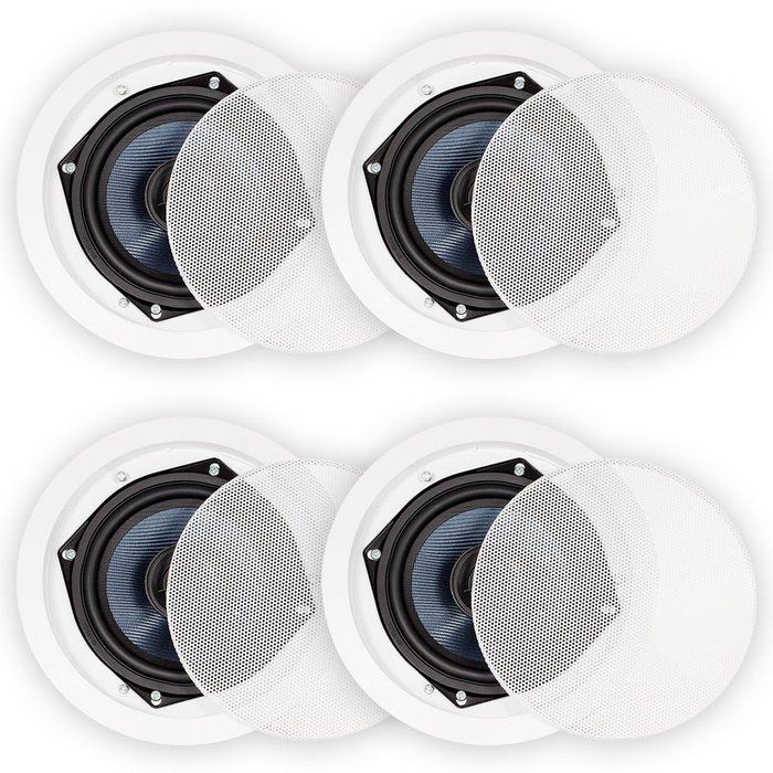 Blue Octave BDC52 In Ceiling Speakers 2 Way Home Theater Surround Sound 2 Pair Pack