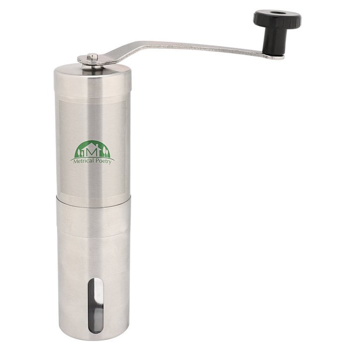 Metrical Poetry Manual Coffee Grinder Mill with Ceramic Conical Adjustable Burr, Premium Hand Coffee Mill - Portable... N2