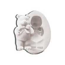 World Cuisine Paderno Composite Teddy Bear Shape Mold, 1 3/8 inch Width -- 1 each.