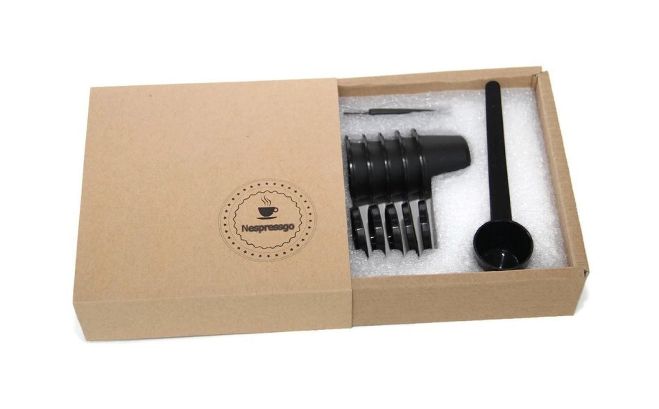 Nespresso Reusable Pods - Refillable BPA Free Coffee Capsules by Nespressgo - OriginalLine Compatible N2