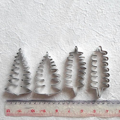 Set of Silicone mold Fern Leaf and 4 cutters N6
