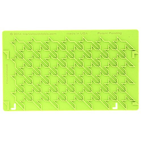 Houndstooth Onlay Mold by Marvelous Molds N2