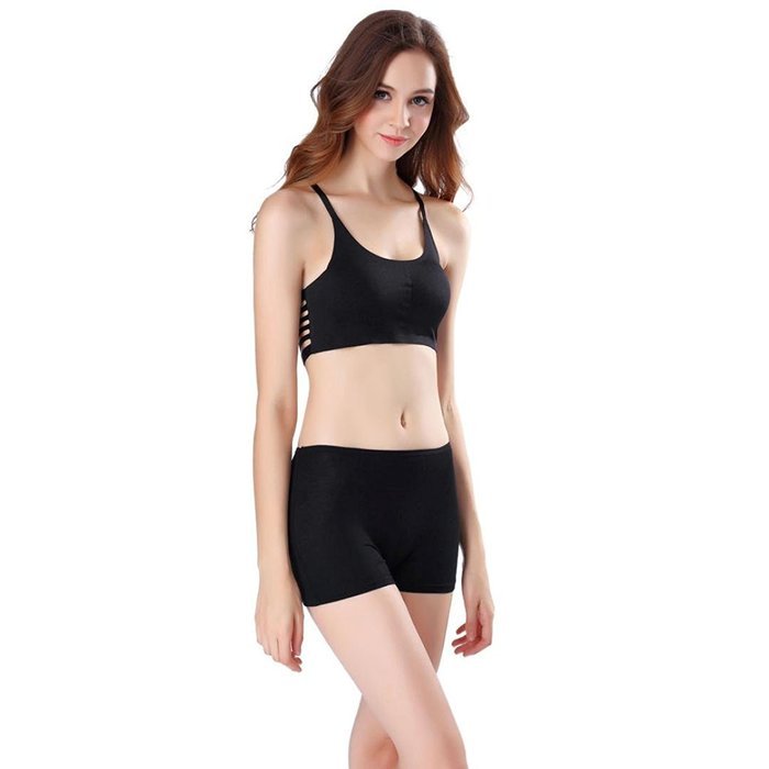 PHOTNO Women Vest Crop Top Bralette Bustier Cami Bustier Tank Tops condole belt N5